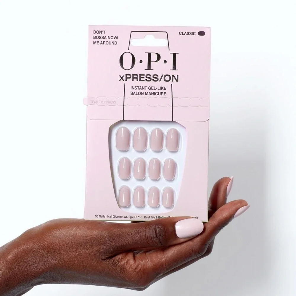 OPI xPRESS/On Short Solid Press On Nails in Don’t Bossa Nova Me Around